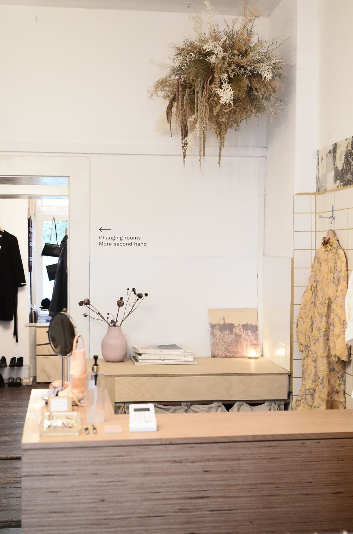 Tidy retail store interior