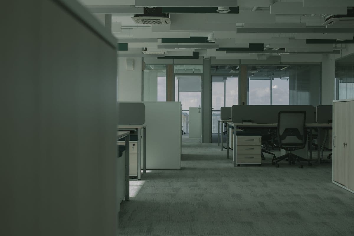 Clean, organized office space